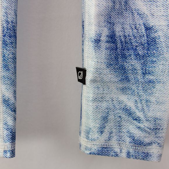 Terez Tie Dye Denim-Look Leggings NWT - Picture 3 of 5
